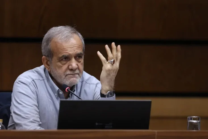Presiden Iran Masoud Pezeshkian. Foto/anadolu