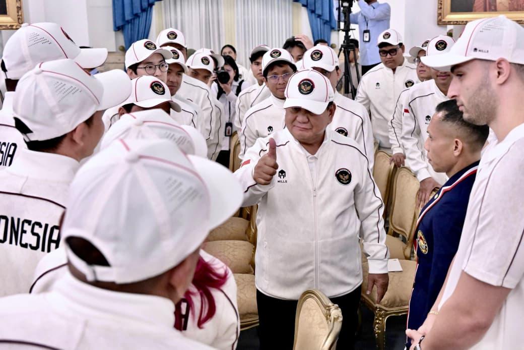 Presiden Prabowo Pacu Semangat Atlet di Asian Games 2026