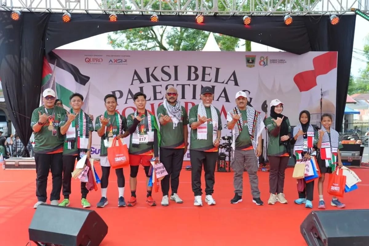 Aksi Bela Palestina bertajuk Fun Run “Berlari untuk Palestina” dan Konser Amal