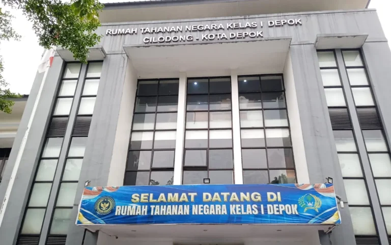 Rumah Tahanan Negara (Rutan) Kelas I Depok, Kota Depok, Jawa Barat.